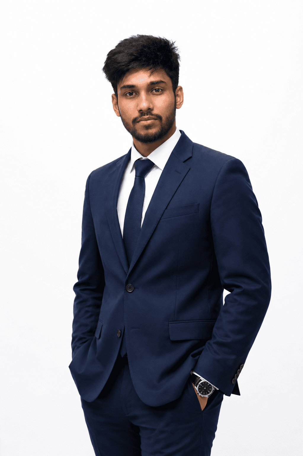 Professional LinkedIn headshot of a business professional in the Linkedin profile image style, generated with PhotoReady AI.