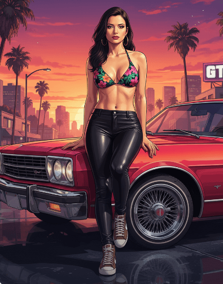 PhotoReady AI style preview for GTA 5 on photoready.kaamkardo.com