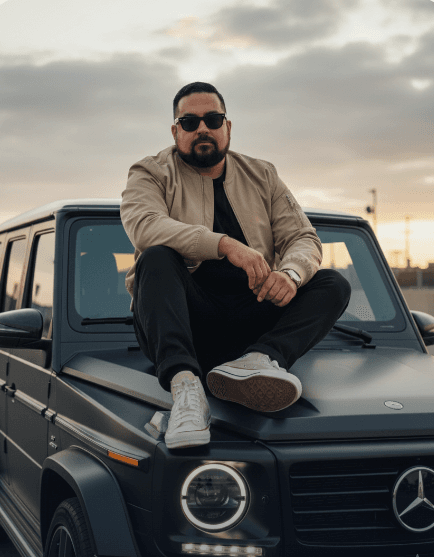 PhotoReady AI style preview for Mercedes-AMG G63 negro on photoready.kaamkardo.com