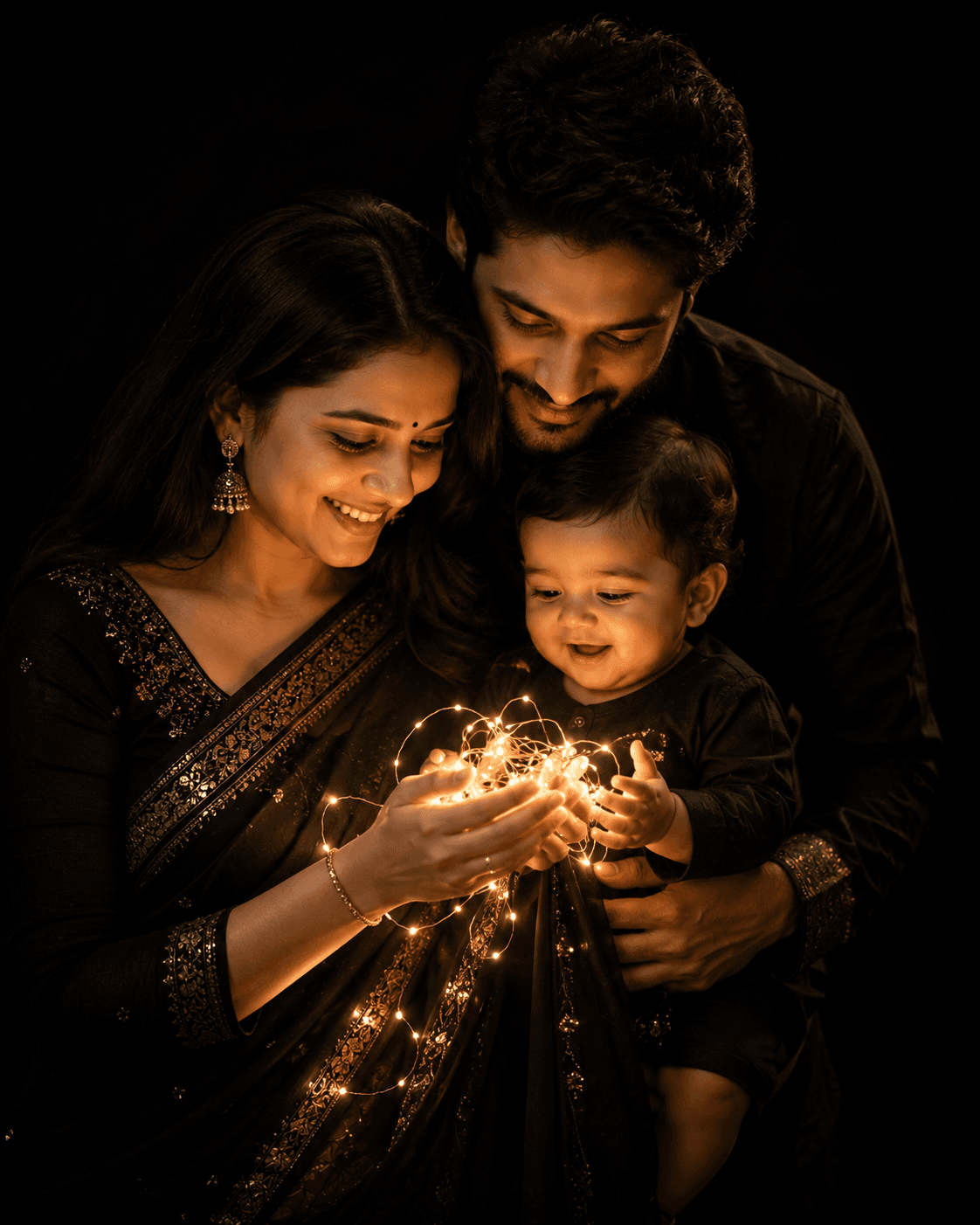 PhotoReady prompt preview for Golden Family Moments on photoready.kaamkardo.com