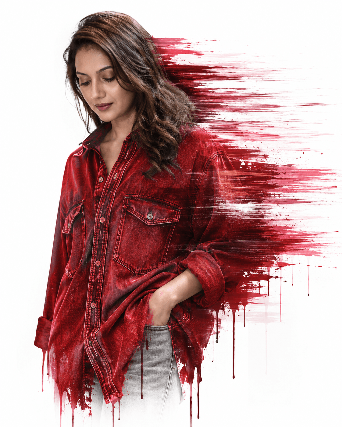 PhotoReady AI style preview for Crimson Drift on photoready.kaamkardo.com