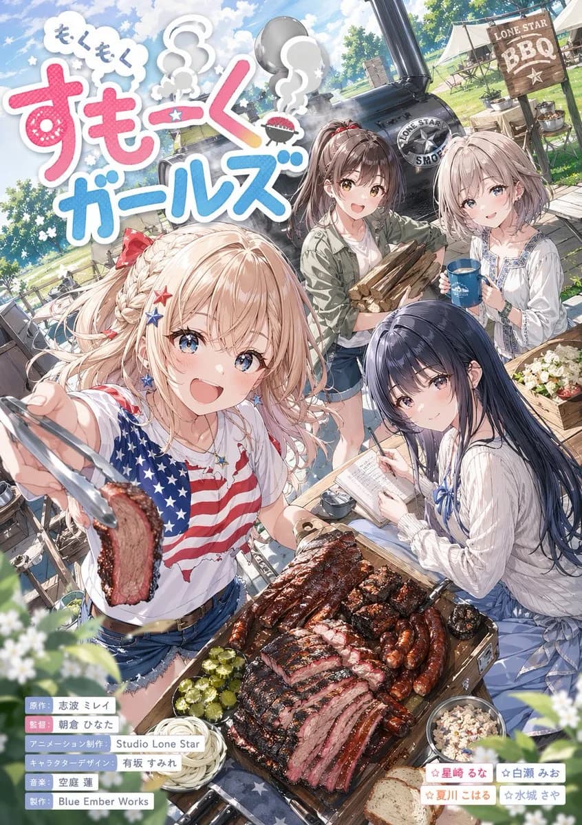 Slice-of-Life Anime Key Visual Poster AI photo prompt example on PhotoReady