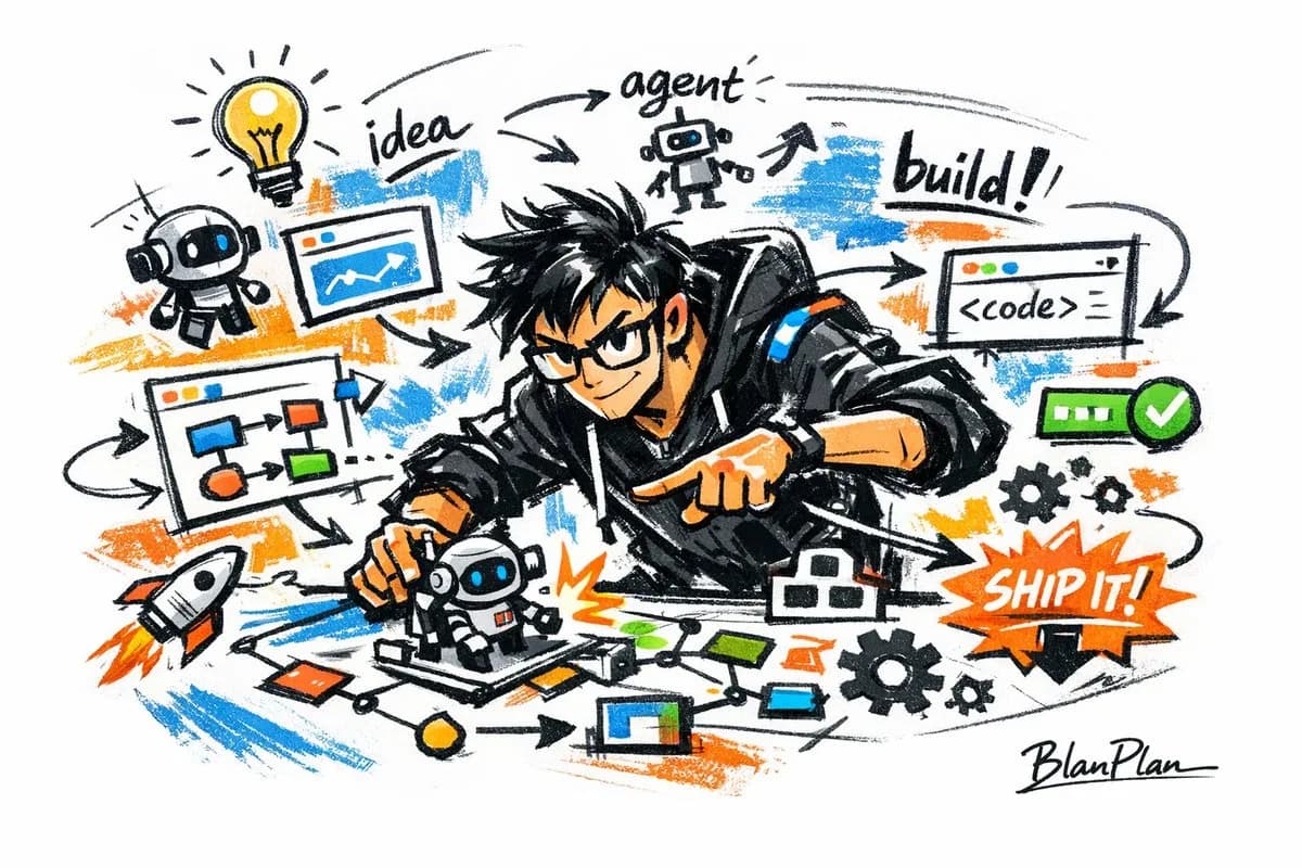 Dynamic AI Pioneer Graffiti Sketch Illustration AI photo prompt example on PhotoReady